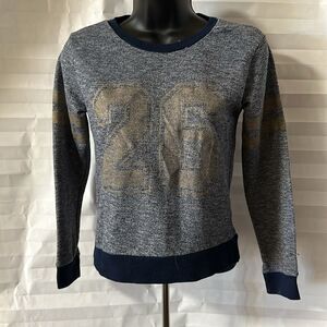 Bobbie Brooks Girl's Dark Blue Long Sleeve Pullover Sweatshirt Size 14/16